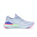 Nike ナイキ メンズ スニーカー ランニング 【Nike Epic React Flyknit 2】 サイズ US_9(27.0cm) Hydrogen Blue Sapphire Hyper Pink