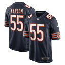 ナイキ メンズ ユニフォーム トップス Khalid Kareem Chicago Bears Nike Team Game Jersey Navy