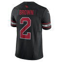 ナイキ メンズ ユニフォーム トップス Marquise Brown Arizona Cardinals Nike Vapor F.U.S.E. Limited Jersey Black 3