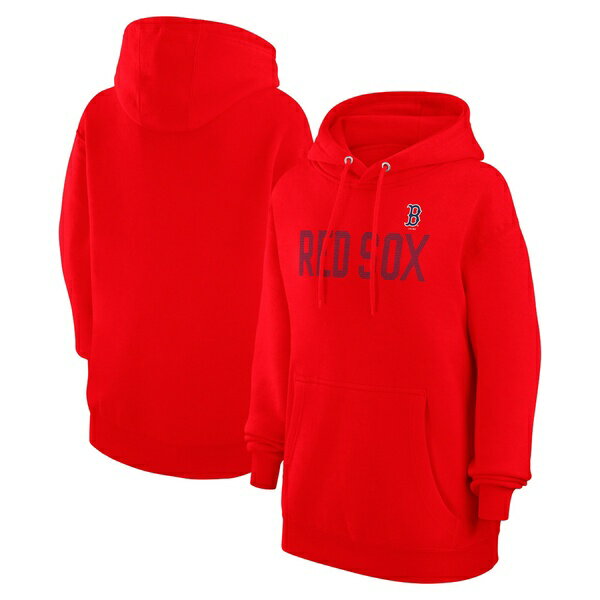 Х󥯥 ǥ ѡåȥ  Boston Red Sox GIII 4Her by Carl Banks Women's Dot Print Pullover Hoodie Red