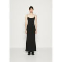 ジーナ トリコット レディース ワンピース トップス SLIP DRESS - Maxi dress - black