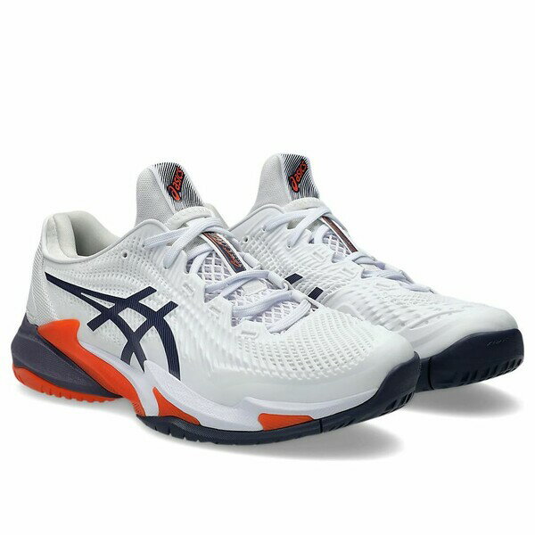ASICS アシックス メンズ スニーカー 【ASICS Court FF 3 'White Greyish Purple' 1041A370-104】 サイズ US_12.5(30.5cm)
