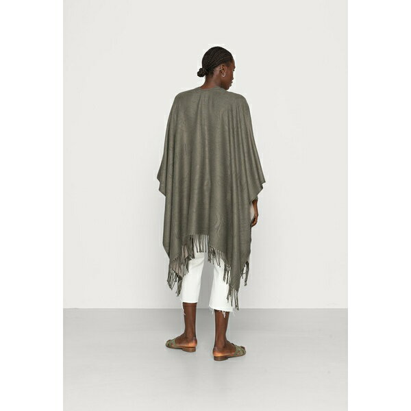 リュージョー レディース コート アウター PONCHO DOUBLE EMBOSSED - Cape - lichene