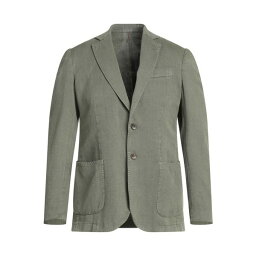 SANTANIELLO サンタニエロ ジャケット＆ブルゾン アウター メンズ Suit jackets Military green