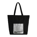 【送料無料】 カール ラガーフェルド ジーンズ レディース ハンドバッグ バッグ NS CANVAS TOTE Black