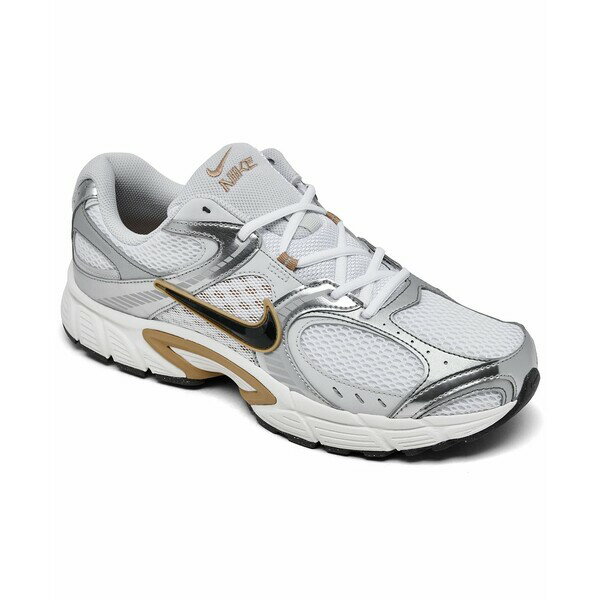 ナイキ メンズ スニーカー シューズ Men's V5 RNR Casual Sneakers from Finish Line White, Medium Ash, Beige, Metal