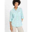 オルセン レディース カットソー トップス Women's Long Sleeve Stripe Shirt Aruba blue