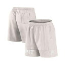 ファナティクス メンズ カジュアルパンツ ボトムス Men's Cream Pittsburgh Pirates Elements Swim Shorts Cream
