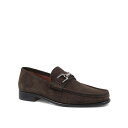 ブルーノマグリ メンズ スリッポン・ローファー シューズ Men's Trieste Slip On Loafers Dark brown suede