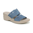 ライフストライド レディース サンダル シューズ Women's Delight Washable Slide Wedge Sandals Elemental Blue Shimmer Fabric