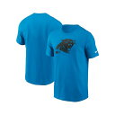 ナイキ メンズ シャツ トップス Men's Blue Carolina Panthers Faded Essential T-Shirt Blue