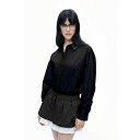 ノクチューン レディース カットソー トップス Women's Shirt Collar Bodysuit Black