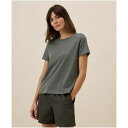 パクト レディース カットソー トップス Women's Organic Cotton Softspun Crew Neck Tee Castor grey