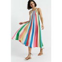 シンティアンドパーカー レディース ワンピース トップス Women's Chinti & Parker Cotton Swing Dress Rainbow