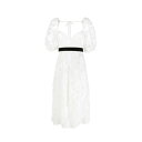 フォーラブアンドレモン レディース ワンピース トップス Marlene Midi Dress White