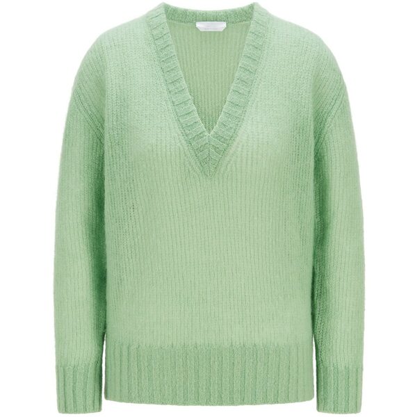 【送料無料】 ボス レディース ニット セーター アウター Boss Frantilla Knit Ld99 Open Green