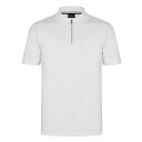 【送料無料】 ボス メンズ ポロシャツ トップス HBB Zip Polo Sn33 White 100