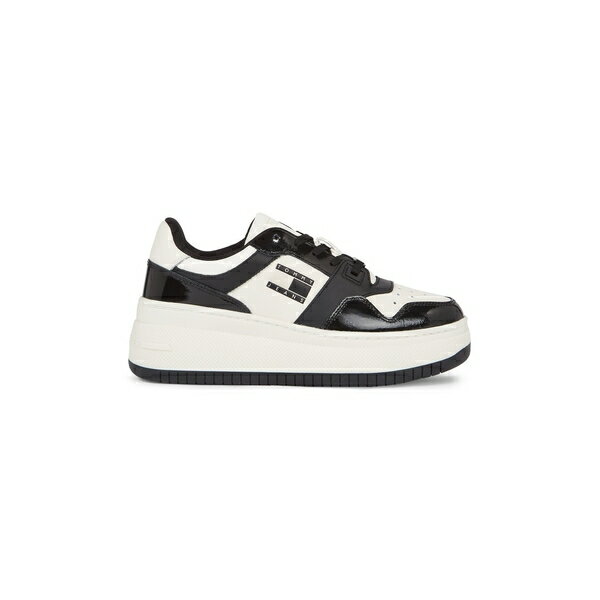 【送料無料】 トミーヒルフィガー レディース バスケットボール スポーツ Patent Trainers White/Blk