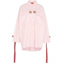 【送料無料】 バブアー レディース シャツ トップス X Roksanda Zora Shirt Powder Pink