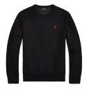 ラルフローレン 【送料無料】 ラルフローレン メンズ ニット&セーター アウター Textured Pony Jumper Polo Black