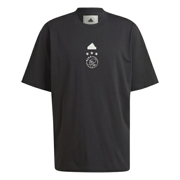 【送料無料】 アディダス メンズ Tシャツ トップス Ajax Amsterdam Lifestyler T-shirt 2023 2024 Adults Black