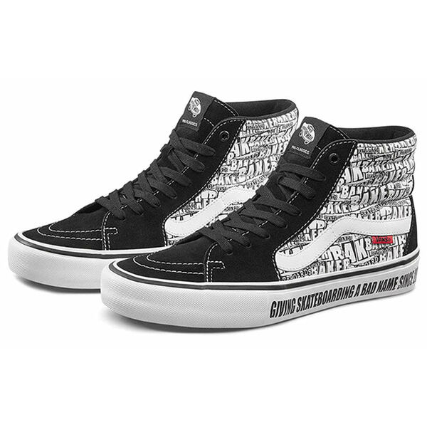 Vans バンズ メンズ スニーカー 【Vans Baker SK8-Hi Pro 'Black White' VN0A45JDV0B】 サイズ US_5(23.0cm)