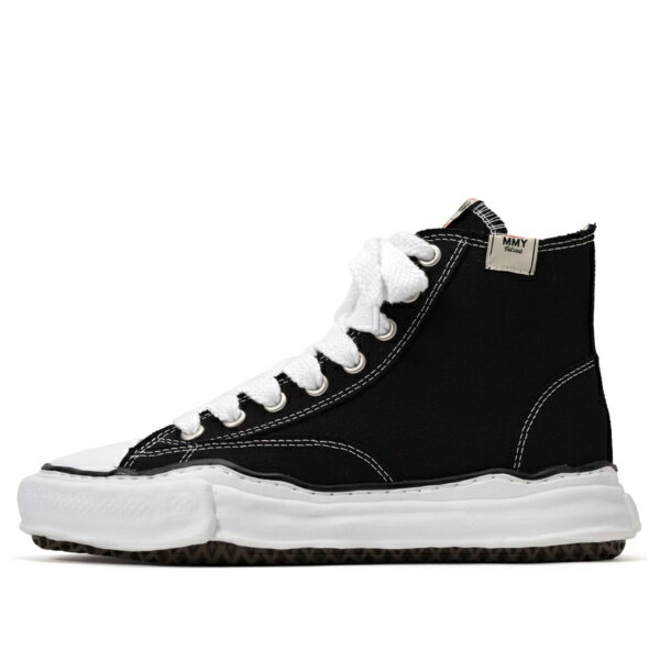 Maison MIHARA YASUHIRO ミハラヤスヒロ メンズ スニーカー 【Maison MIHARA YASUHIRO PETERSON OG Sole Canvas High-top Sneaker 'Black' A01FW701-BLK】 サイズ US_11(29.0cm)