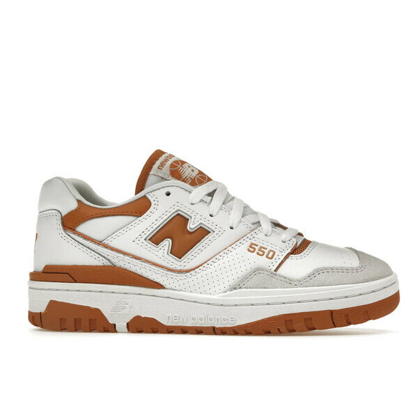 New Balance ニューバランス メンズ スニーカー 【New Balance 550 Burnt Orange】 サイズ US_10.5(28.5cm) White/Sepia/Rain Cloud