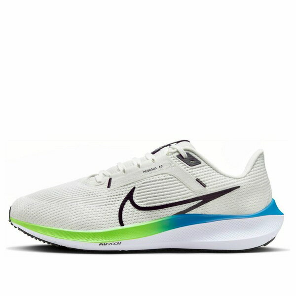 Nike ナイキ メンズ スニーカー 【Nike Air Zoom Pegasus 40 Extra Wide 'Platinum Tint Green Strike' DV7480-006】 サイズ US_8.5(26.5cm)