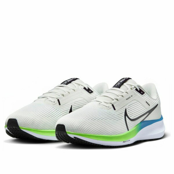 Nike ナイキ メンズ スニーカー 【Nike Air Zoom Pegasus 40 Extra Wide 'Platinum Tint Green Strike' DV7480-006】 サイズ US_8.5(26.5cm)