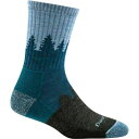 ダーンタフ レディース 靴下 アンダーウェア Treeline Micro Crew Cushion Sock - Women's Blue