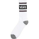 バンズ メンズ 靴下 アンダーウェア Drop V Crew Sock - Men's Black/Asphalt