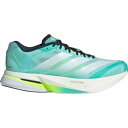 アディダス メンズ ランニング スポーツ Adizero Boston 13 Running Shoe - Men's Flash Aqua/Ftwr Whit...