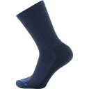 スマートウール メンズ 靴下 アンダーウェア Everyday Solid Rib Crew Sock Deep Navy