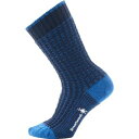 スマートウール メンズ 靴下 アンダーウェア Everyday Waffle Press Crew Sock Deep Navy