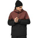 サロモン メンズ スノーボード スポーツ Transfer Anorak Jacket - Men's 2025 Rum Raisin/Deep Black