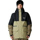 マウンテンハードウェア メンズ スノーボード スポーツ First Tracks Jacket - Men's Mantis Green/Stone Green/Black