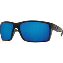 コスタ メンズ サングラス・アイウェア アクセサリー Reefton 580P Polarized Sunglasses Blackout Frame/Blue Mirror 580P