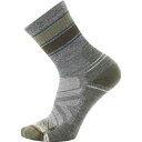 スマートウール メンズ 靴下 アンダーウェア Performance Hike Light Cushion Striped Mid Crew Sock Ash/...