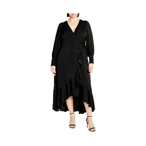 シティーシック レディース ワンピース トップス Plus Size Oki Maxi Dress Black シティーシック レディース ワンピース トップス Plus Size Oki Maxi Dress Black