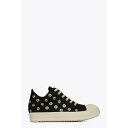 ダークシャドウ メンズ スニーカー シューズ Low Sneaks Black/milk/milk Black canvas low sneaker with metal snaps - Low sneak Nero/bianco