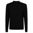 ロベルト リッチ デザイン メンズ ニット&セーター アウター Ribbed Sweater Blue/Black