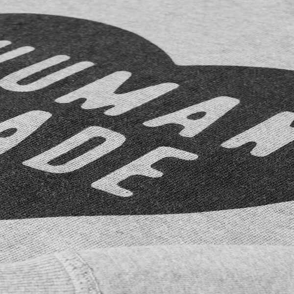 ヒューマンメイド メンズ パーカー・スウェットシャツ アウター Human Made Heart Popover Hoody Grey