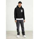 カルバンクライン メンズ パーカー・スウェットシャツ アウター MODERN METALS HOODIE UNISEX - Hoodie - black