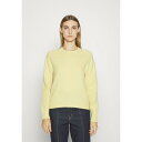 ラルフローレン レディース パーカー・スウェットシャツ アウター LONG SLEEVE - Jumper - soft yellow