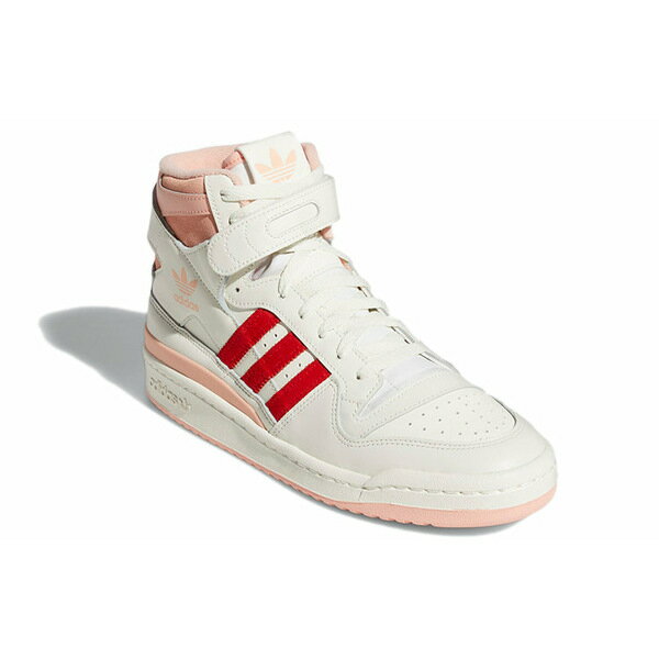 adidas アディダス メンズ スニーカー 【adidas Originals Forum 84 Hi Shoes 'Off White Glow Pink Vivid Red' H01670】 サイズ US_5.5(23.5cm)