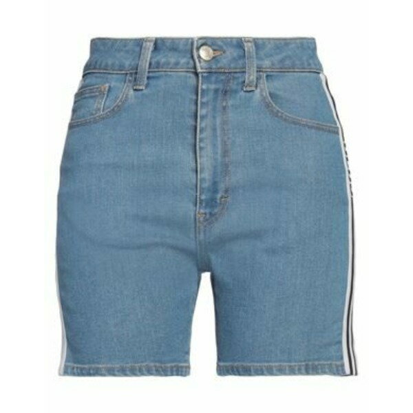 【送料無料】 ジーシーディーエス レディース デニムパンツ ボトムス Denim shorts Blue