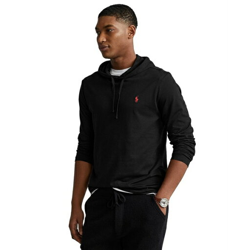 ラルフローレン メンズ Tシャツ トップス Men's Jersey Hooded T-Shirt Black ラルフローレン メンズ Tシャツ トップス Men's Jersey Hooded T-Shirt Black