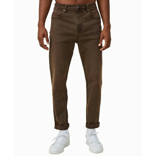 コットンオン メンズ デニムパンツ ボトムス Men's Relaxed Tapered Jeans Chocolate Addict コットンオン メンズ デニムパンツ ボトムス Men's Relaxed Tapered Jeans Chocolate Addict