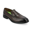 ヴァンセ カンパニー メンズ スリッポン・ローファー シューズ Men's Keith Penny Loafers Brown(4)